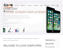 Tablet Screenshot of ilovecomputers.com.au
